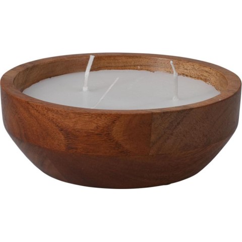 CANDELA VASO LEGNO D.15